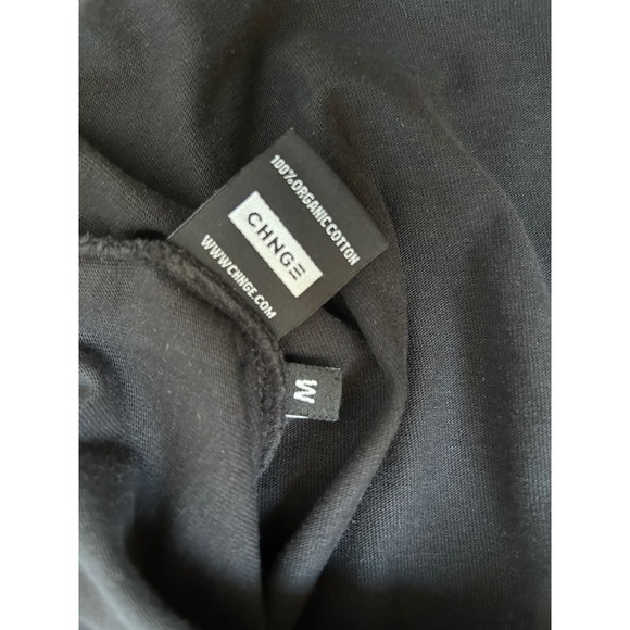 CHNGE My Body Is Not A Political Playground Organic Cotton T-Shirt Black Size M - Picture 6 of 6